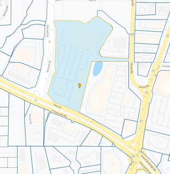 580 E Crossville Rd, Roswell, GA for lease - Plat Map - Image 2 of 6