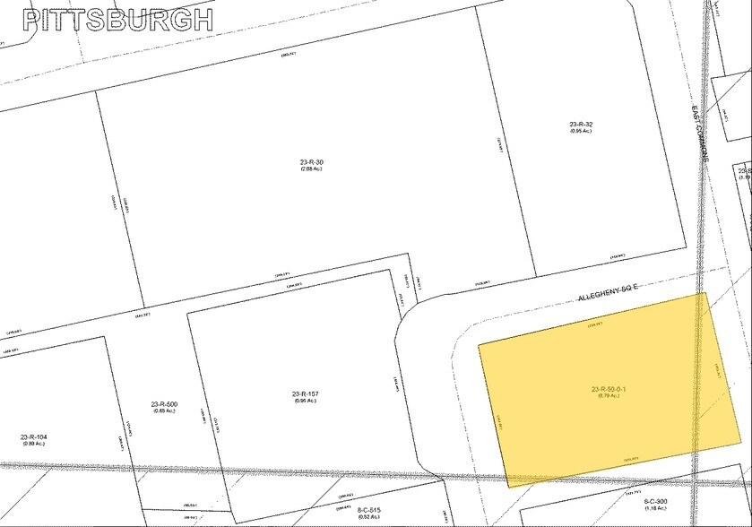4 E Allegheny Ctr, Pittsburgh, PA à louer - Plan cadastral - Image 1 de 8