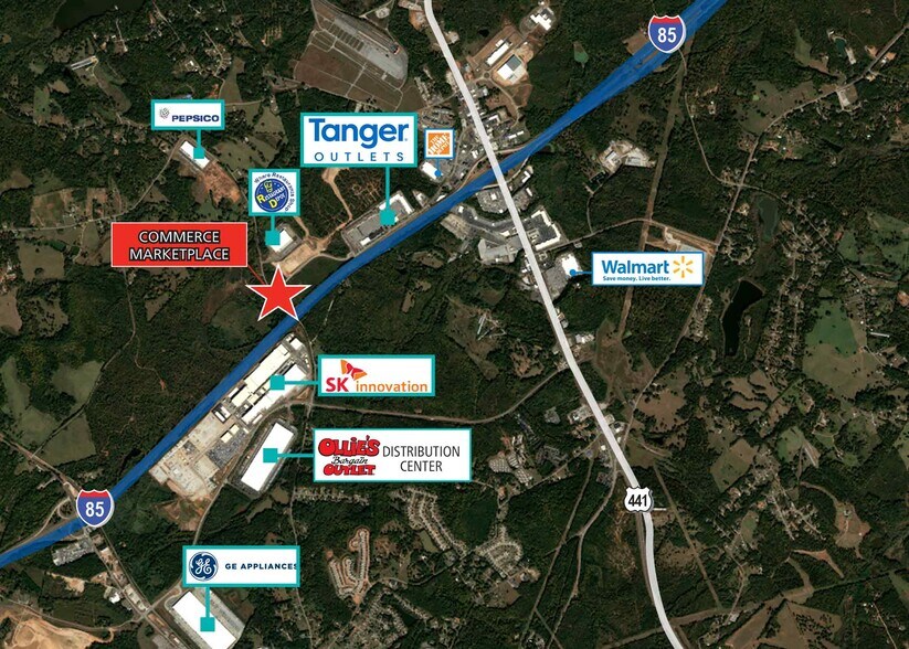 Steven B Tanger Blvd, Commerce, GA à vendre - Photo du bâtiment - Image 3 de 4