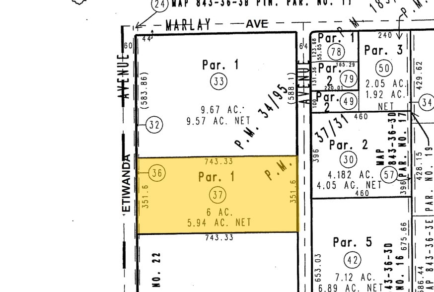 11700 Industry Ave, Fontana, CA for lease - Plat Map - Image 2 of 5