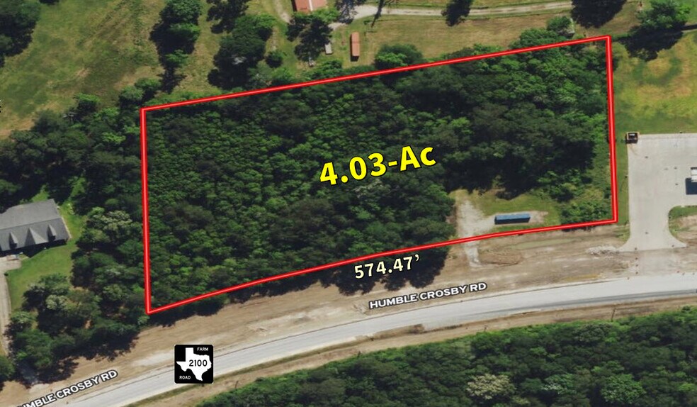26632 FM 2100, Huffman, TX for sale - Aerial - Image 2 of 4
