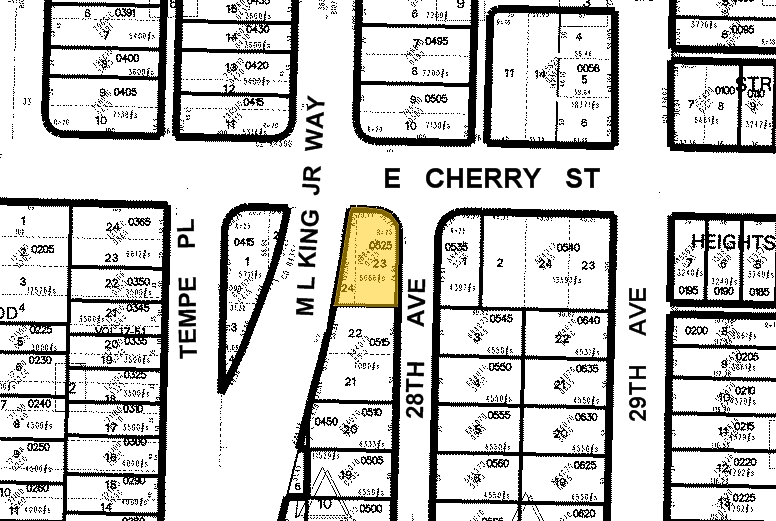 2765 E Cherry St, Seattle, WA à vendre Plan cadastral- Image 1 de 2