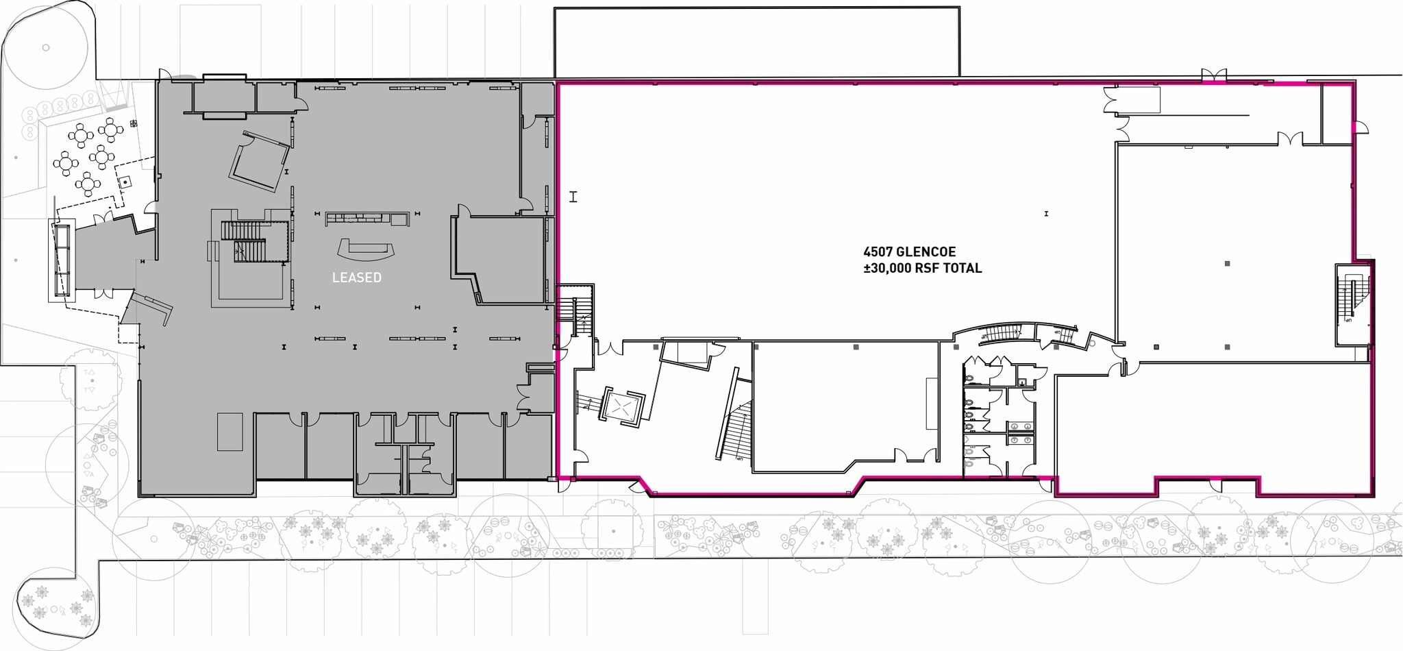 4501 Glencoe Ave, Marina del Rey, CA à louer Plan d’étage- Image 1 de 3