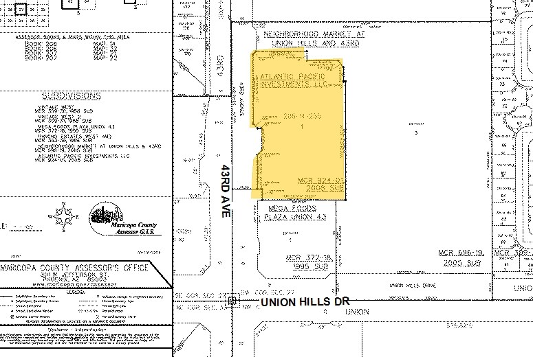 4240 W Union Hills Dr, Glendale, AZ for sale - Plat Map - Image 2 of 20