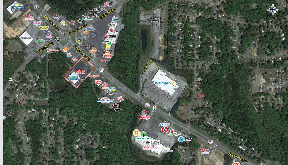 1206 S Us Highway 231, Ozark, AL for lease - Aerial - Image 2 of 4