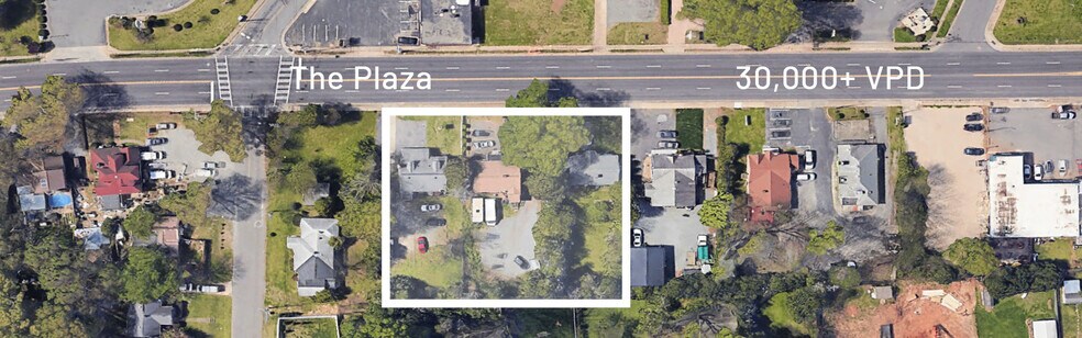 2808-2820 The Plaza, Charlotte, NC à louer - Photo du bâtiment - Image 3 de 6