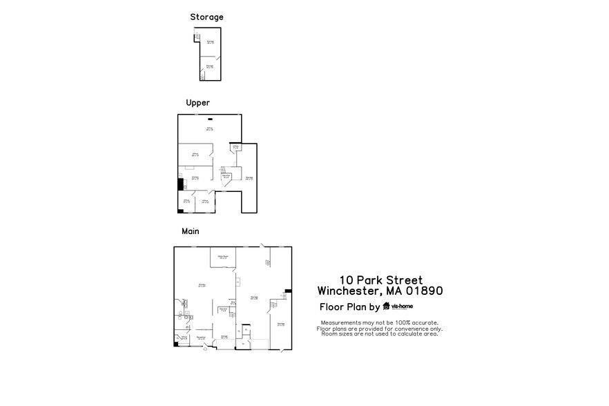 10-12 Park St, Winchester, MA à louer - Plan d’étage - Image 2 de 22