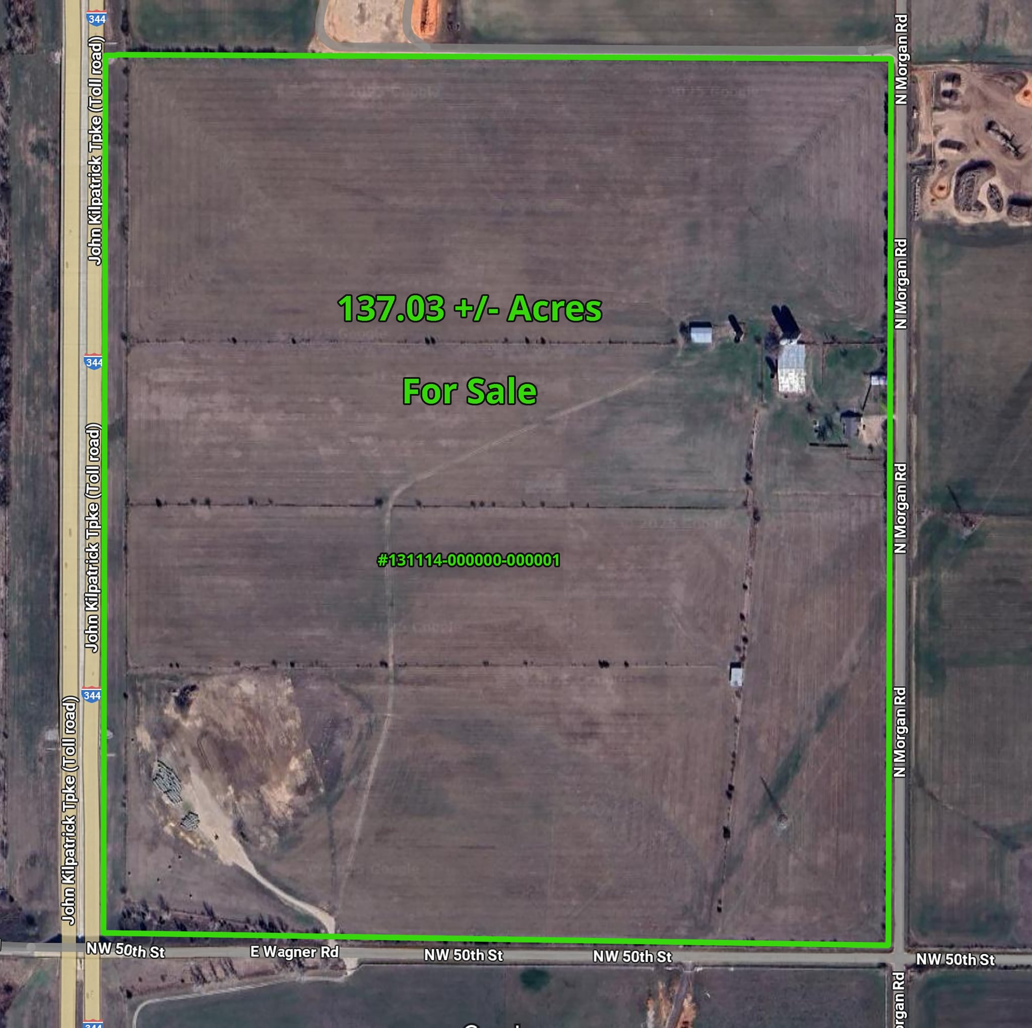 5500 N Morgan Rd, Yukon, OK for sale Aerial- Image 1 of 6