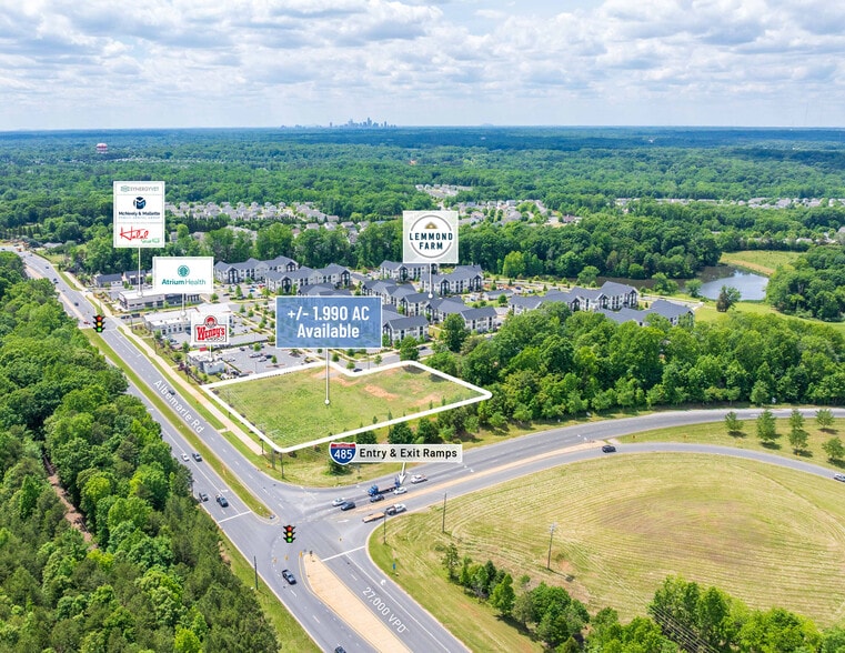 Albemarle Rd, Charlotte, NC for lease - Aerial - Image 3 of 5