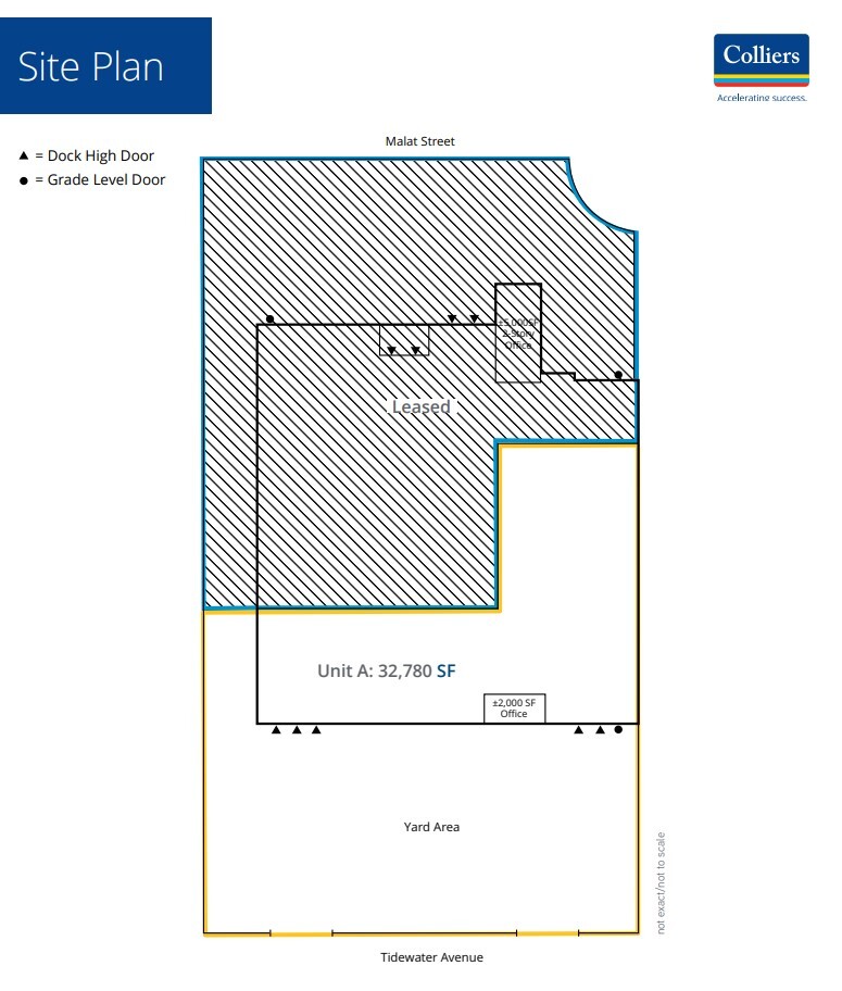 4450 Tidewater Ave, Oakland, CA à louer Plan d  tage- Image 1 de 1