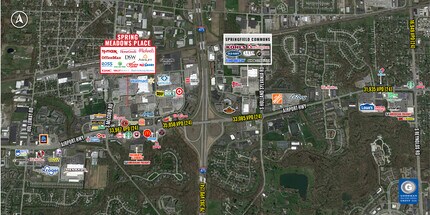 1405-1588 Spring Meadows Dr, Holland, OH - Aerial  map view