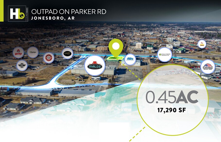 Parker Rd, Jonesboro, AR à vendre - Photo du bâtiment - Image 2 de 3