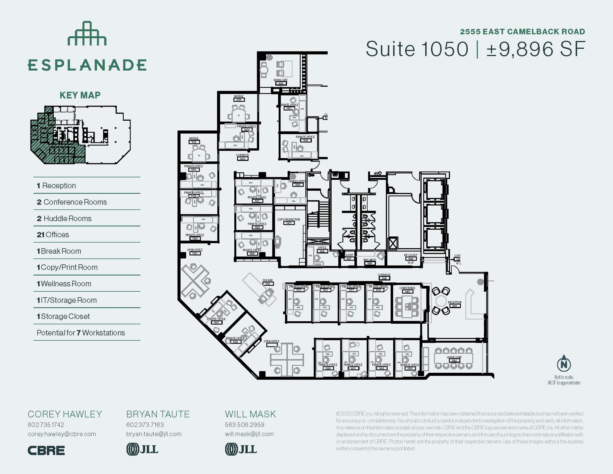 2555 E Camelback Rd, Phoenix, AZ for lease Floor Plan- Image 1 of 1
