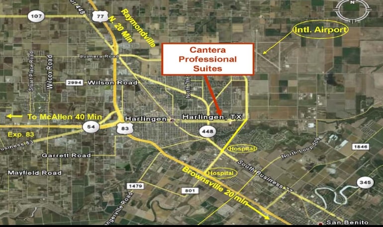 1713 E Tyler Ave, Harlingen, TX à louer - Aérien - Image 3 de 7