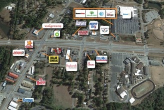 355 Veterans Pky S, Moultrie, GA - AERIAL map view