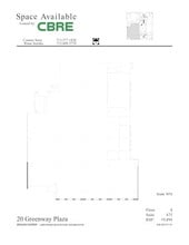 20 Greenway Plz, Houston, TX for lease Site Plan- Image 1 of 1