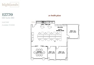 12750 High Bluff Dr, San Diego, CA à louer Plan d’étage- Image 1 de 8