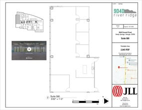 9040 Roswell Rd, Atlanta, GA à louer Plan d’étage- Image 1 de 1