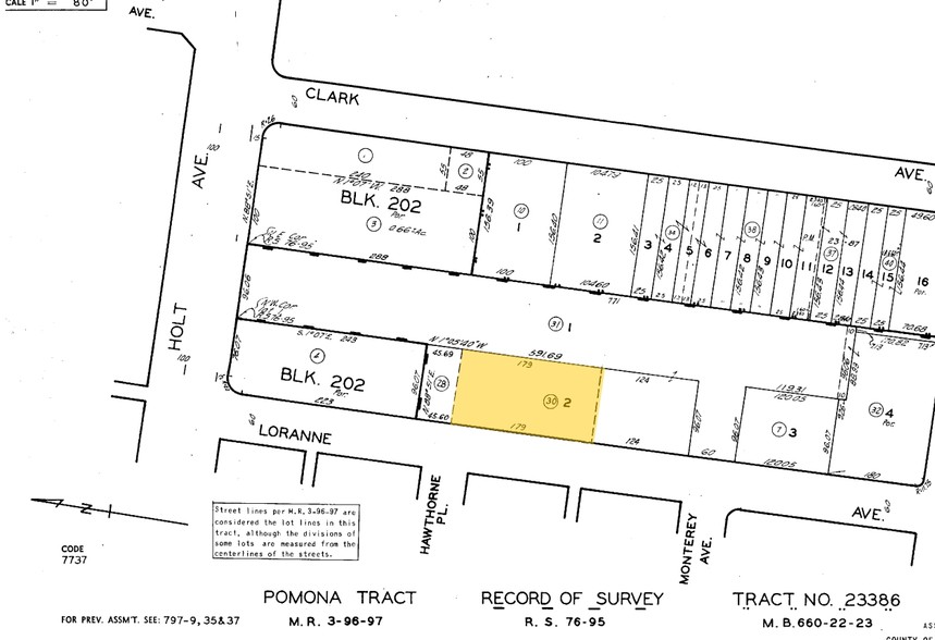 376 Loranne Ave, Pomona, CA for lease - Plat Map - Image 2 of 26