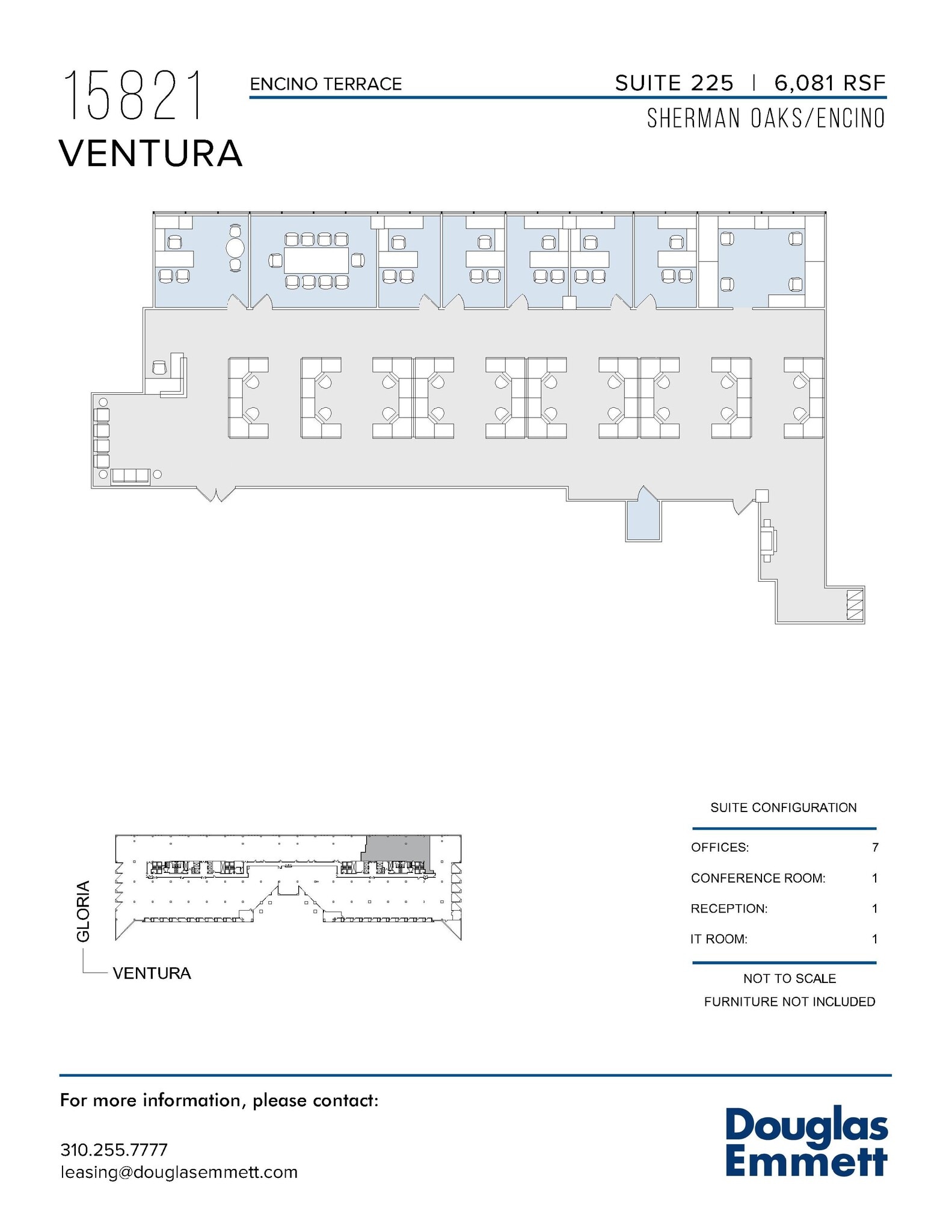 15821 Ventura Blvd, Encino, CA for lease Floor Plan- Image 1 of 1