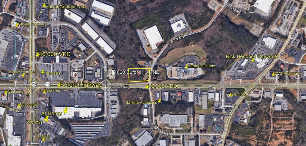1660 Buford Highway, Buford, GA à vendre - Photo principale - Image 1 de 2