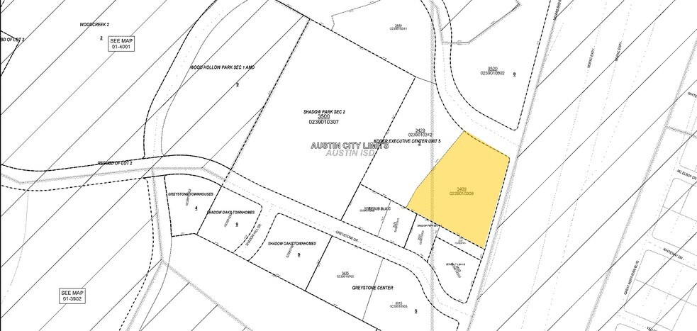 3409 Executive Center Dr, Austin, TX à louer - Plan cadastral - Image 2 de 91