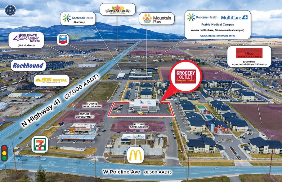 2588 N Idaho 41, Post Falls, ID for sale - Aerial - Image 2 of 10