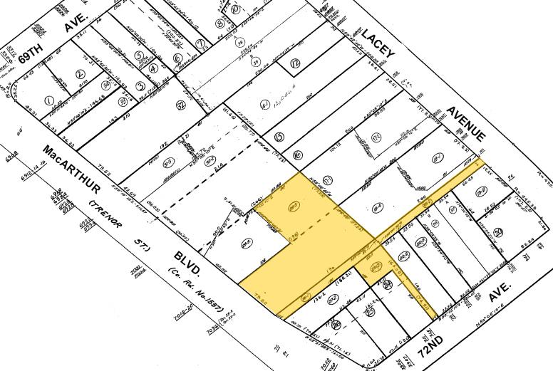 7036 Macarthur Blvd, Oakland, CA à vendre - Plan cadastral - Image 1 de 1