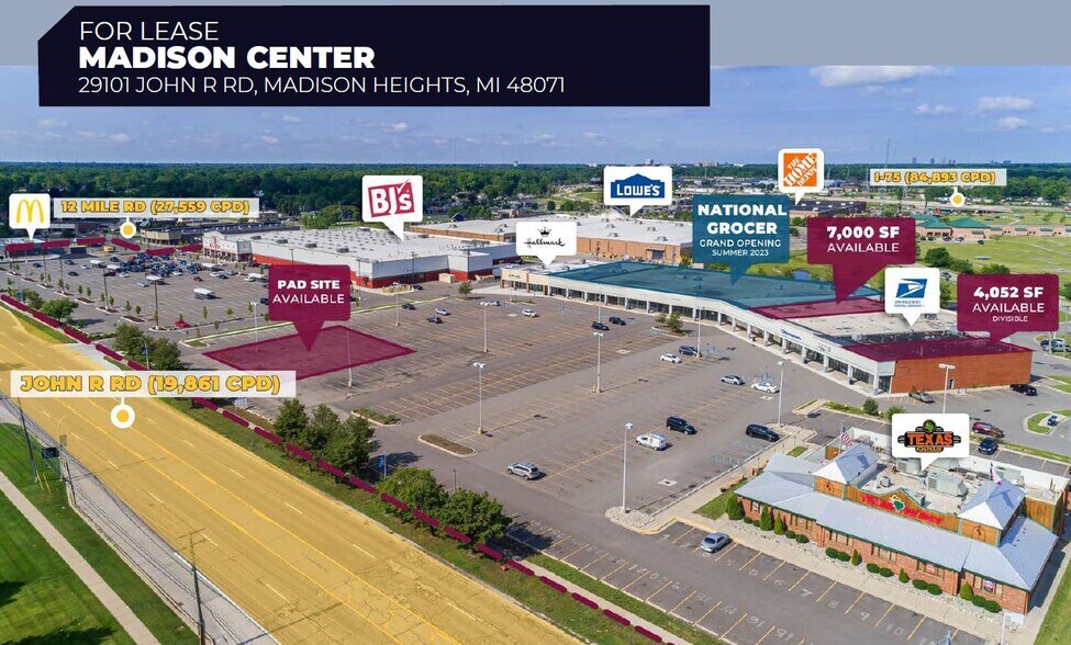 29101 John R Rd, Madison Heights, MI for lease - Building Photo - Image 1 of 1