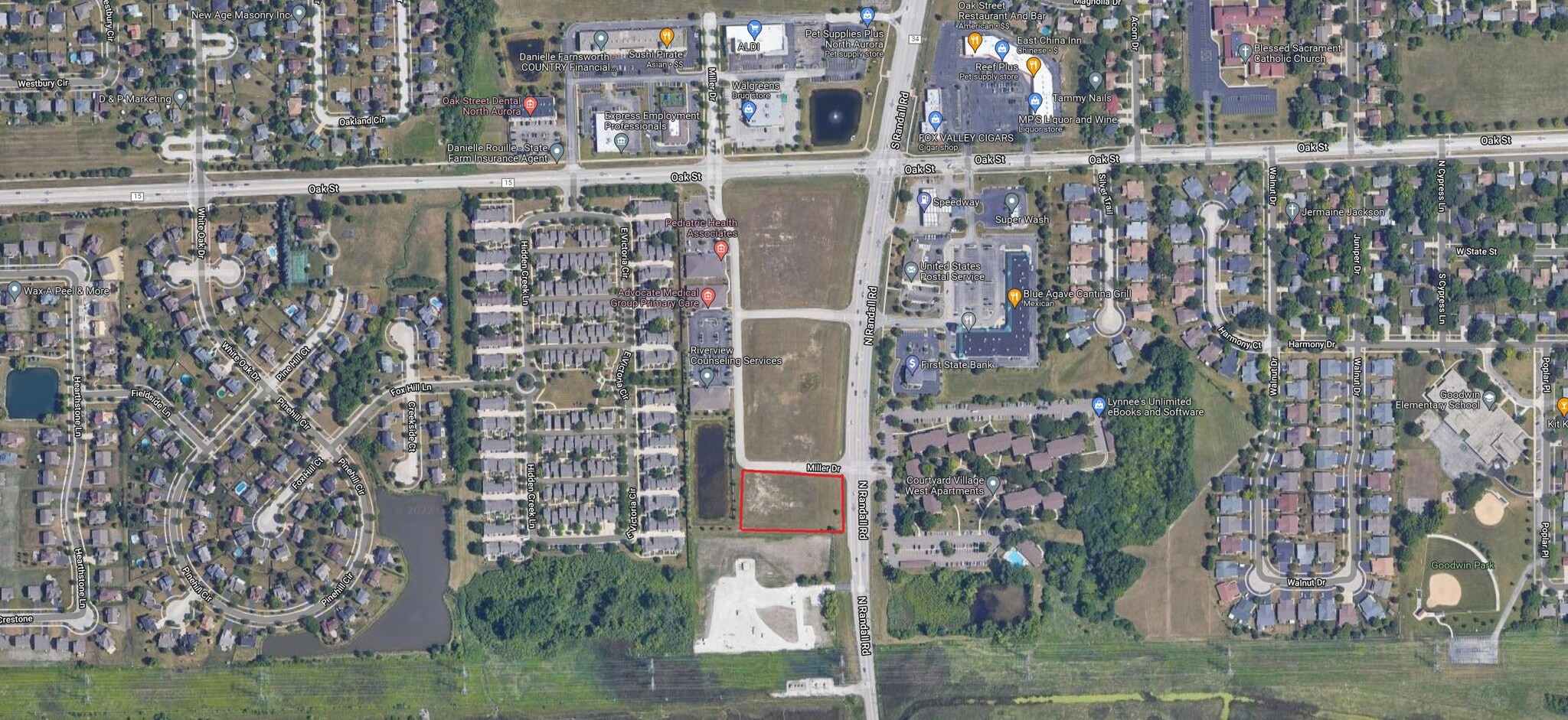Oak St & Randall Rd, North Aurora, IL for sale Primary Photo- Image 1 of 5