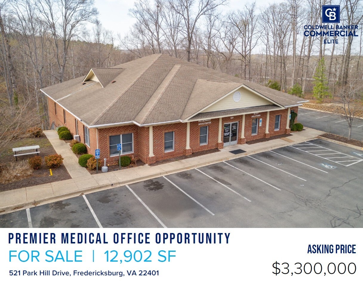 521 Park Hill Dr, Fredericksburg, VA à vendre Photo principale- Image 1 de 13