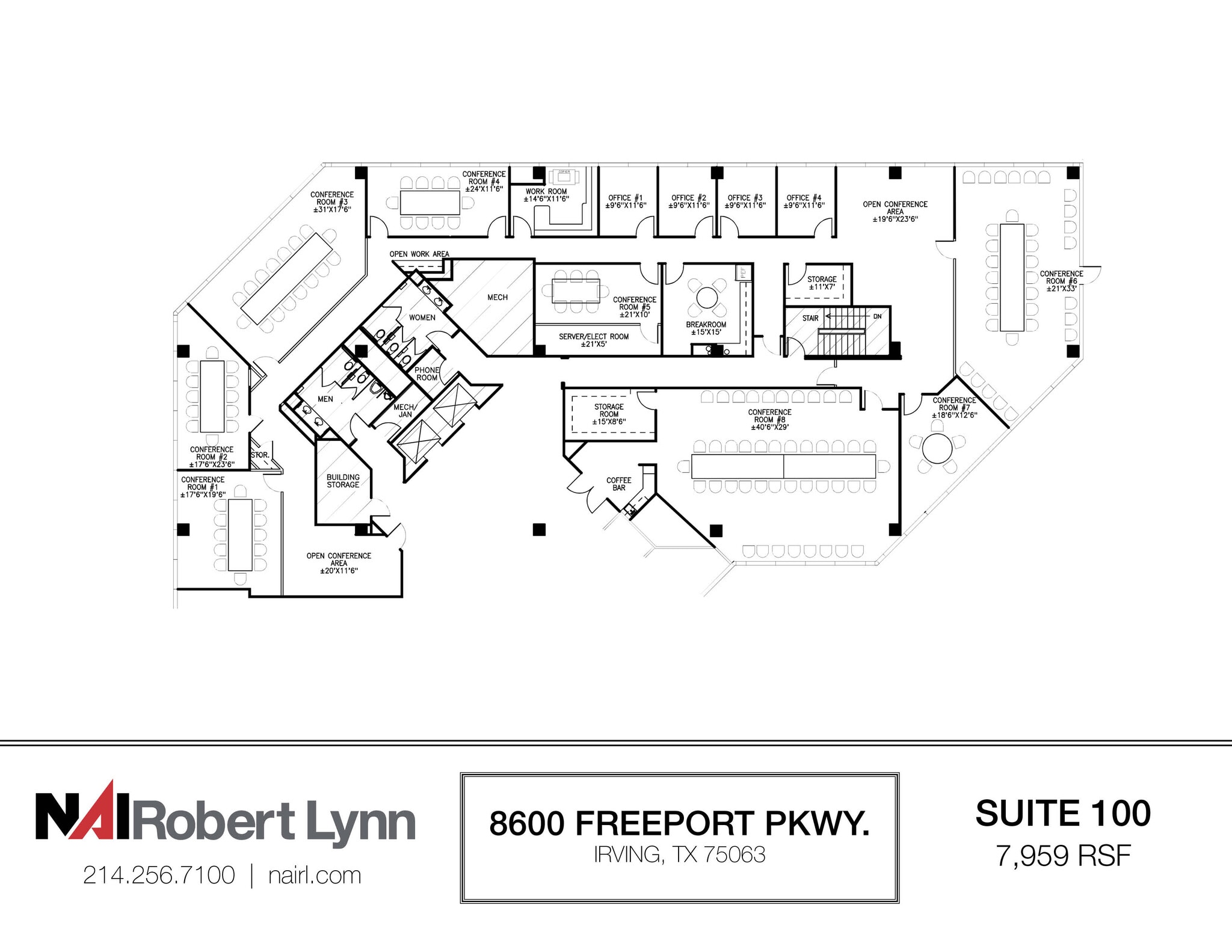 8600 Freeport Pky, Irving, TX à louer Plan d’étage- Image 1 de 1