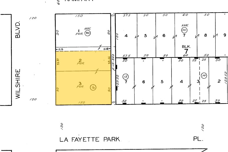 2706 Wilshire Blvd, Los Angeles, CA for lease - Plat Map - Image 2 of 2