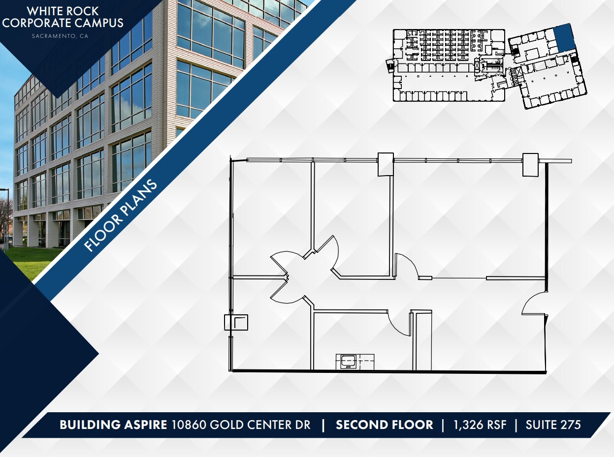 10860 Gold Center Dr, Rancho Cordova, CA à louer Plan d  tage- Image 1 de 1