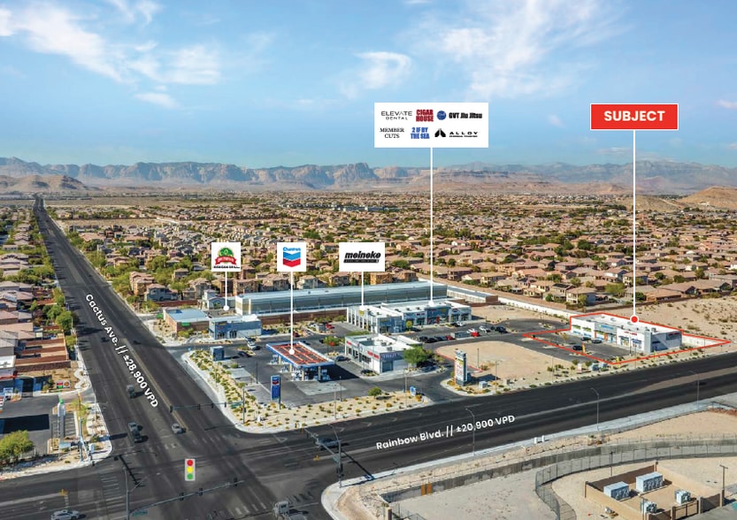 10415 S Rainbow Blvd, Las Vegas, NV for sale - Aerial - Image 2 of 9
