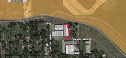 8313 Braniff St, Houston, TX - Aerial  map view