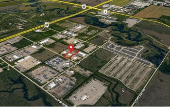 517 Well St, Williston, ND - Aerial map view