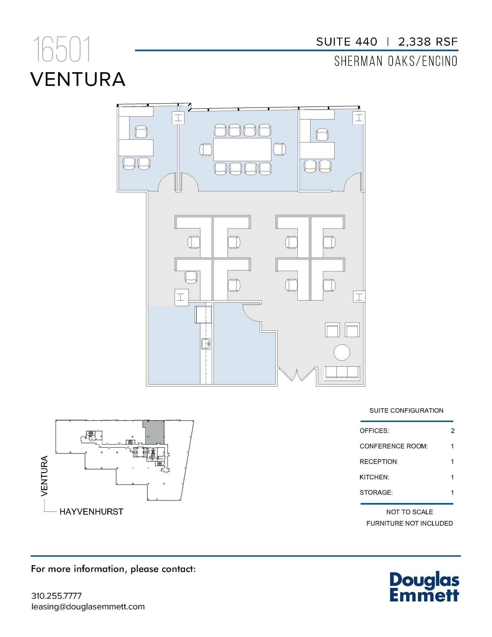 16501 Ventura Blvd, Encino, CA for lease Floor Plan- Image 1 of 1