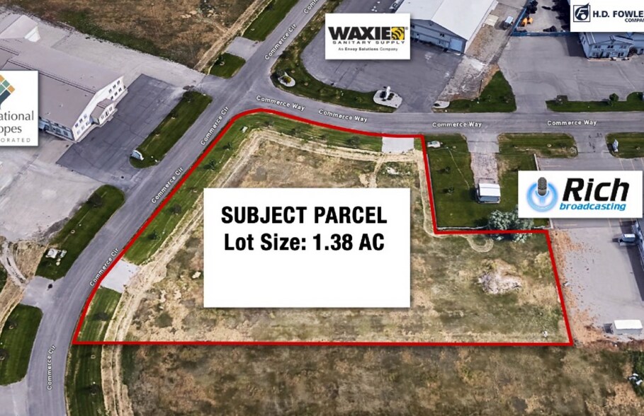 1358 Commerce Circle way, Idaho Falls, ID à vendre - Aérien - Image 1 de 3