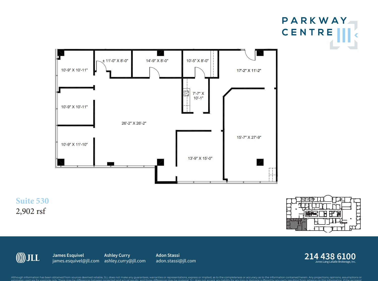 2745 Dallas Pky, Plano, TX à louer Plan d’étage- Image 1 de 1