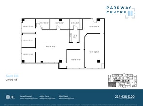 2745 Dallas Pky, Plano, TX à louer Plan d’étage- Image 1 de 1