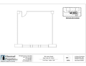 180 Varick St, New York, NY à louer Plan d’étage- Image 2 de 2