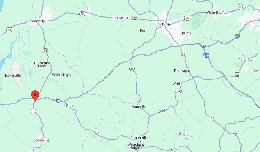 16192 Highway 13 S, Hurricane Mills, TN for sale - Aerial - Image 2 of 2