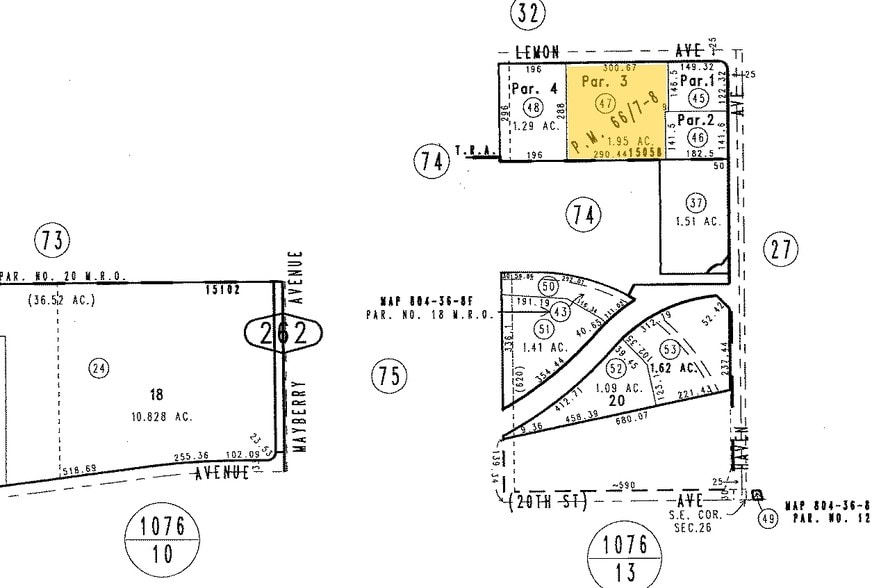 10431-10451 Lemon Ave, Rancho Cucamonga, CA à louer - Plan cadastral - Image 2 de 12