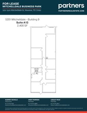 5151 Mitchelldale St, Houston, TX à louer Plan de site- Image 1 de 1