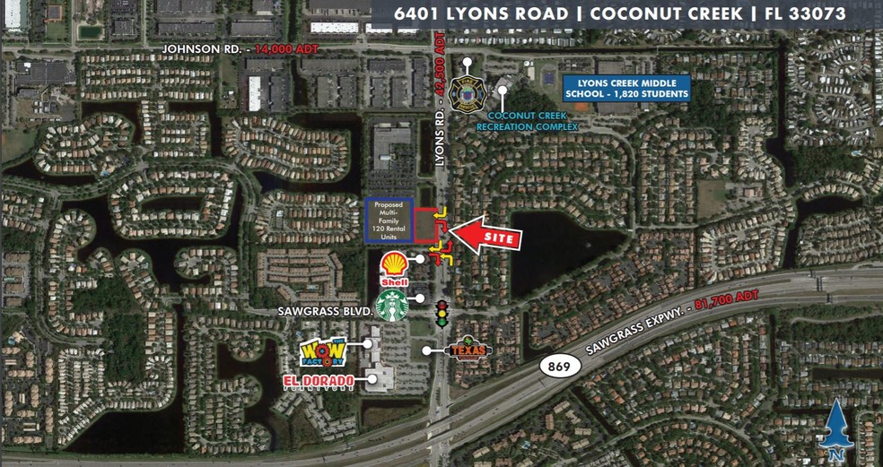 6401-6441 Lyons Rd, Coconut Creek, FL à vendre - A rien - Image 1 de 1