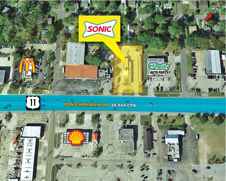 3225 Pontchartrain Dr, Slidell, LA à louer - Aérien - Image 2 de 15