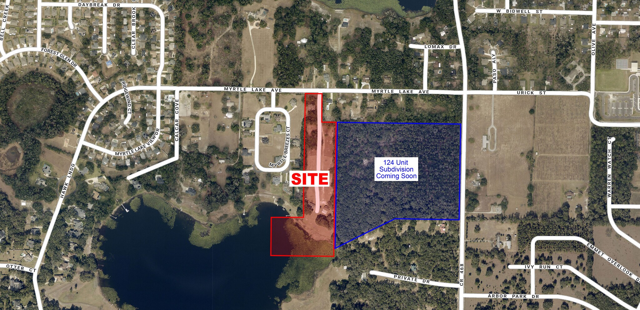 Stephenson Lane & Myrtle Lake Avenue, Fruitland Park, FL for sale Building Photo- Image 1 of 3