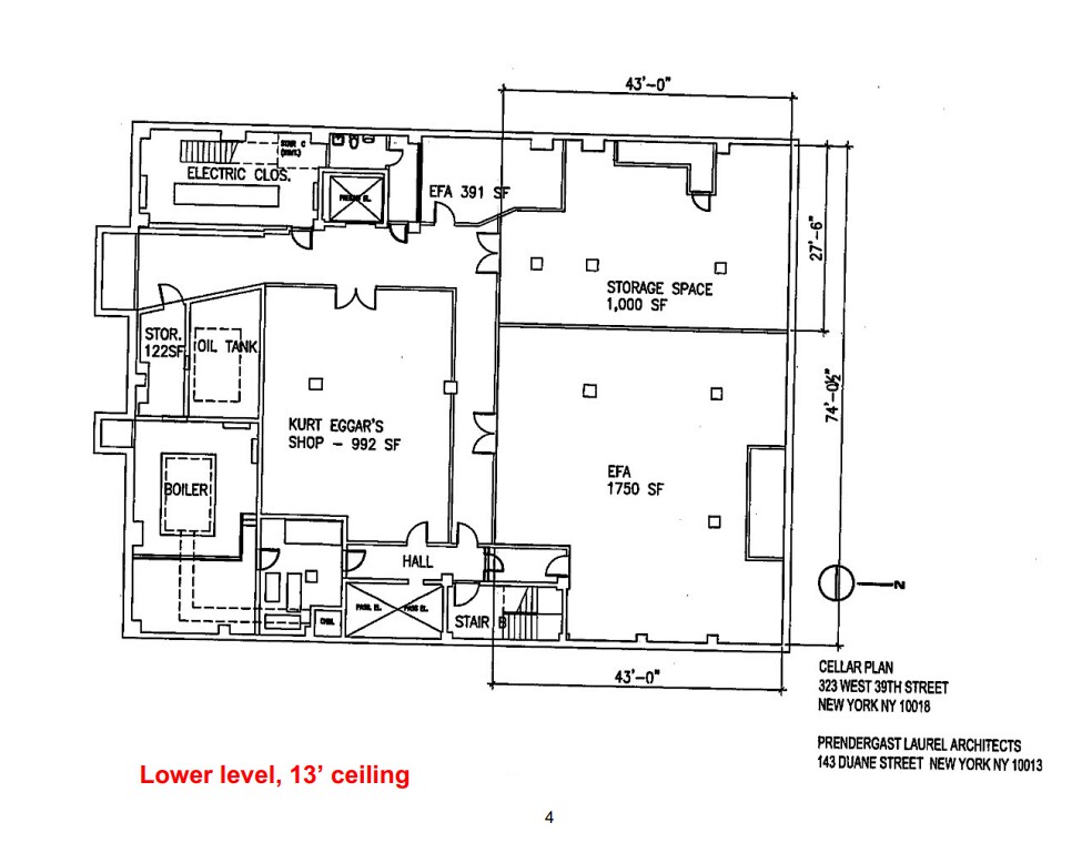 323 W 39th St, New York, NY for lease Floor Plan- Image 1 of 1