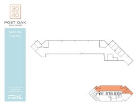 3040 Post Oak Blvd, Houston, TX à louer Plan d’étage- Image 1 de 1